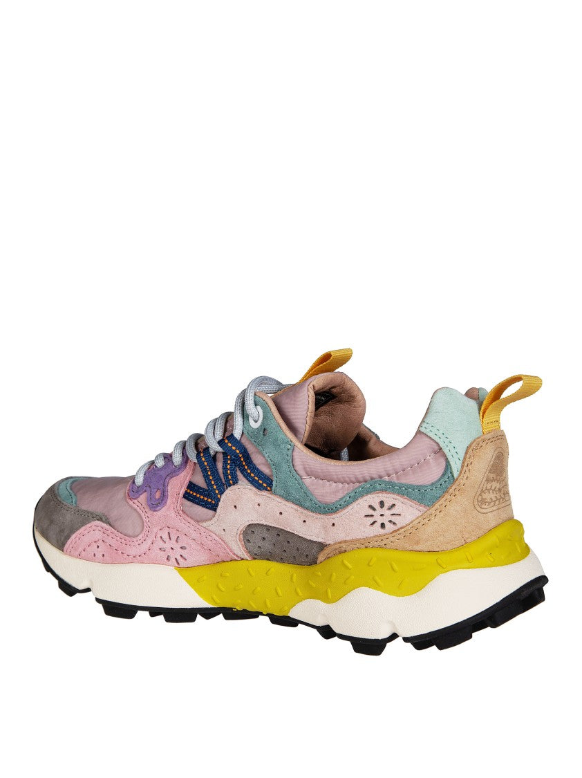 Flower Mountain Pink Yamano 3 Pig Nubuck Sneakers