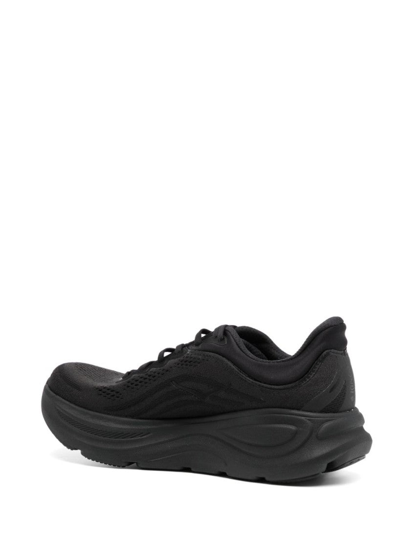 Hoka Black Reflective Cushioned Sneakers