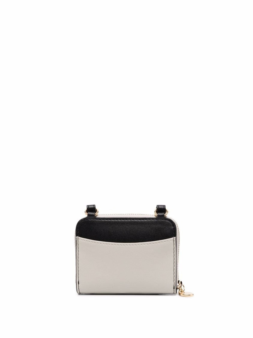 Stella Mccartney Black Card Holder Bicolor Eco Card Cases