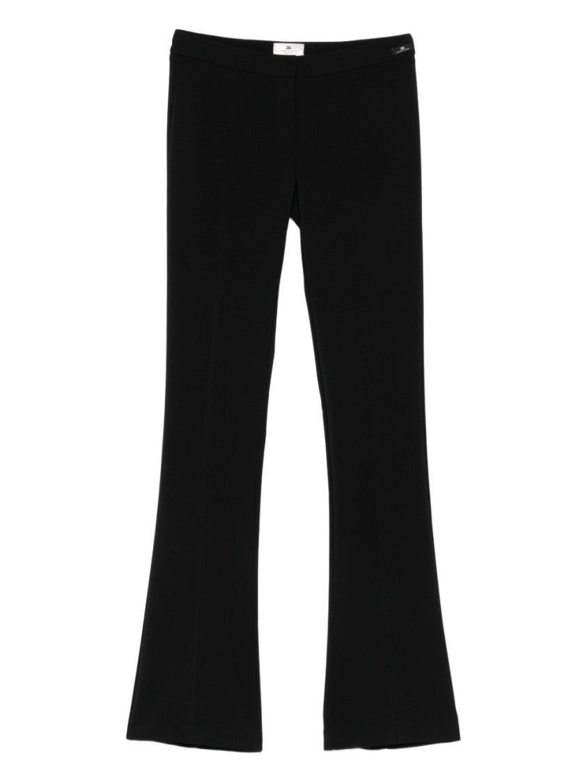 Elisabetta Franchi Fitted Black Trousers