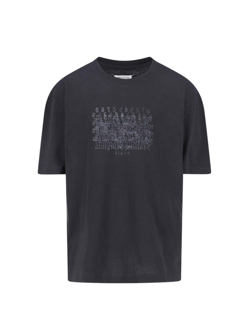 Maison Margiela Contrasting Logo Cotton T-Shirt
