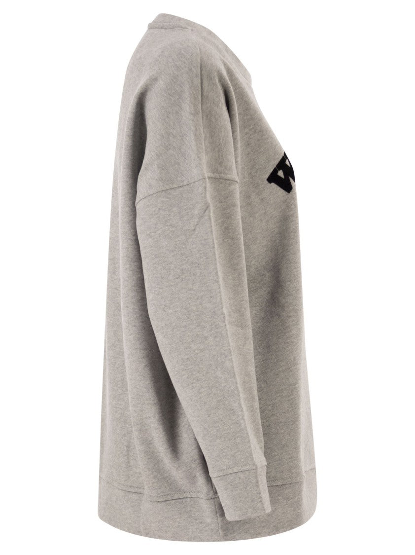 Max Mara Wkdgommoso - Cotton Crew Neck Sweatshirt