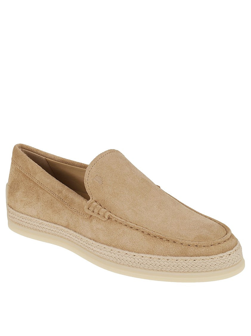 Tod's Slip-On Calfskin Flat Shoes