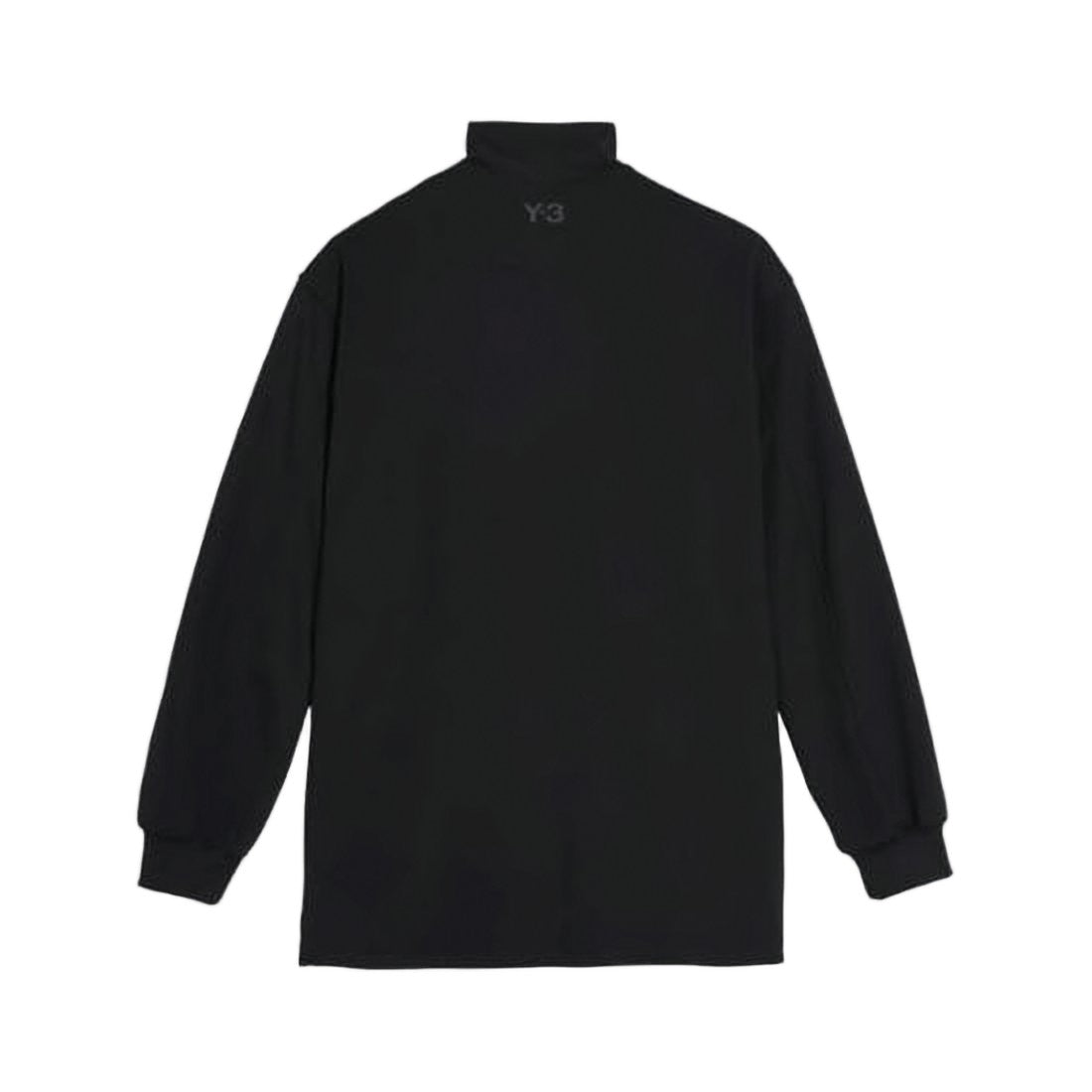 Y-3 High Collar Black Nylon Jacket