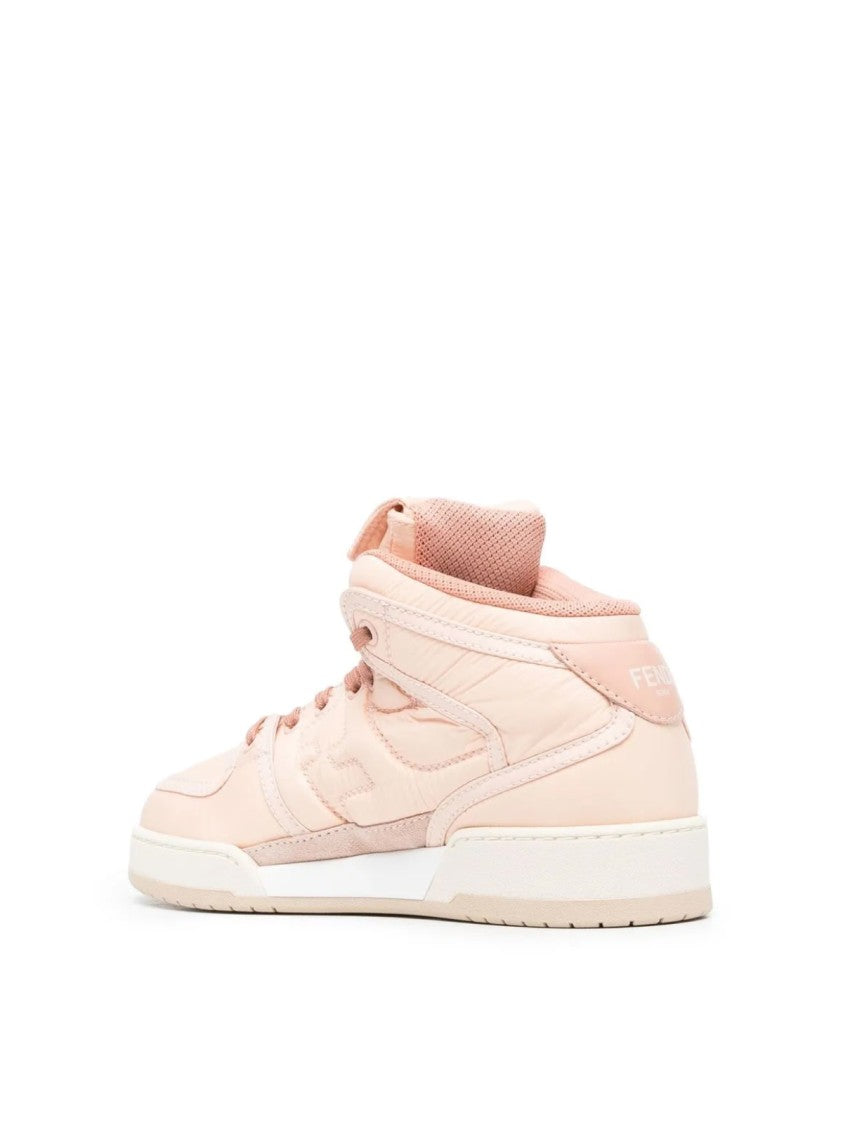 Fendi Match Baguette Mid-Top Sneakers