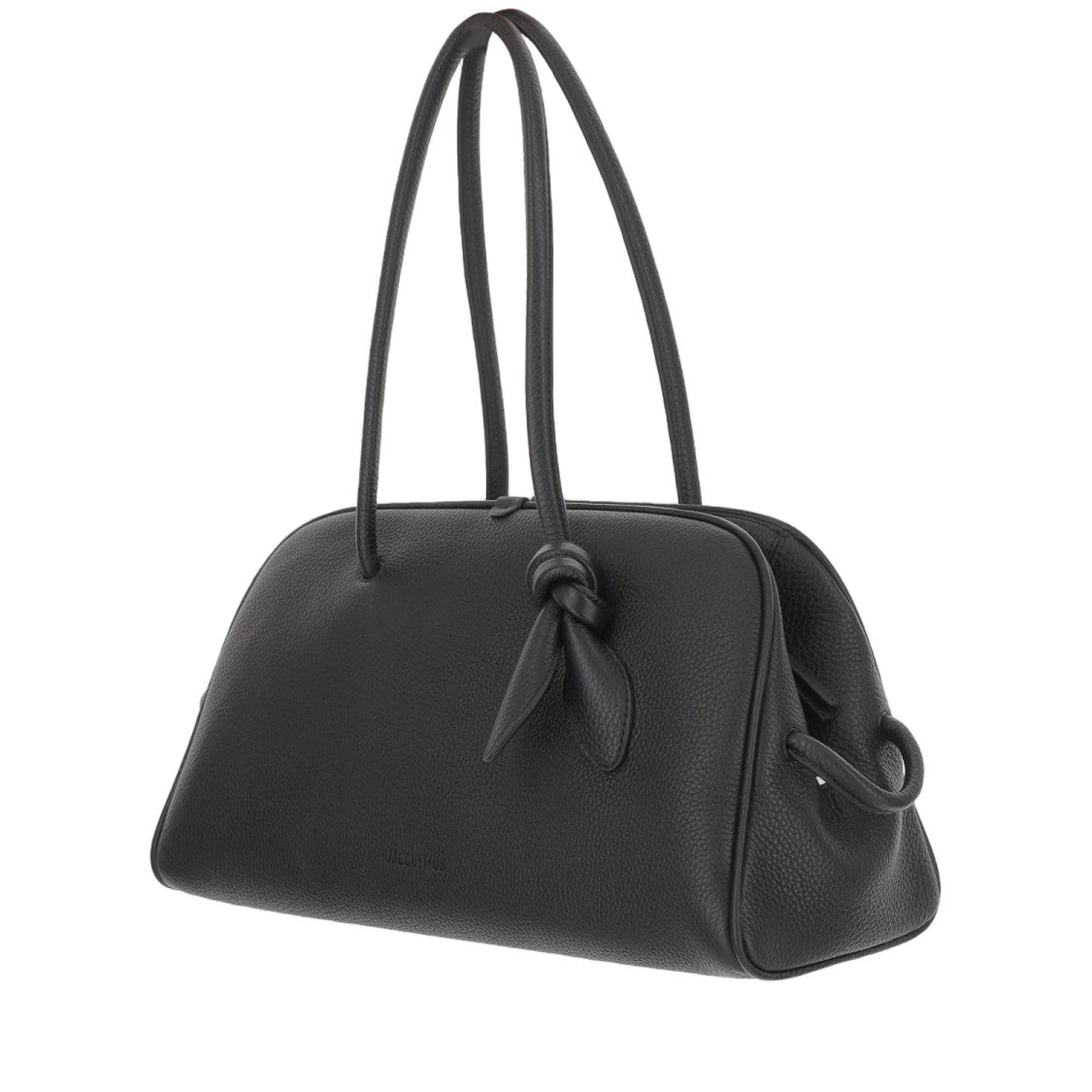 Jacquemus Textured Calfskin Leather Tourism Bag