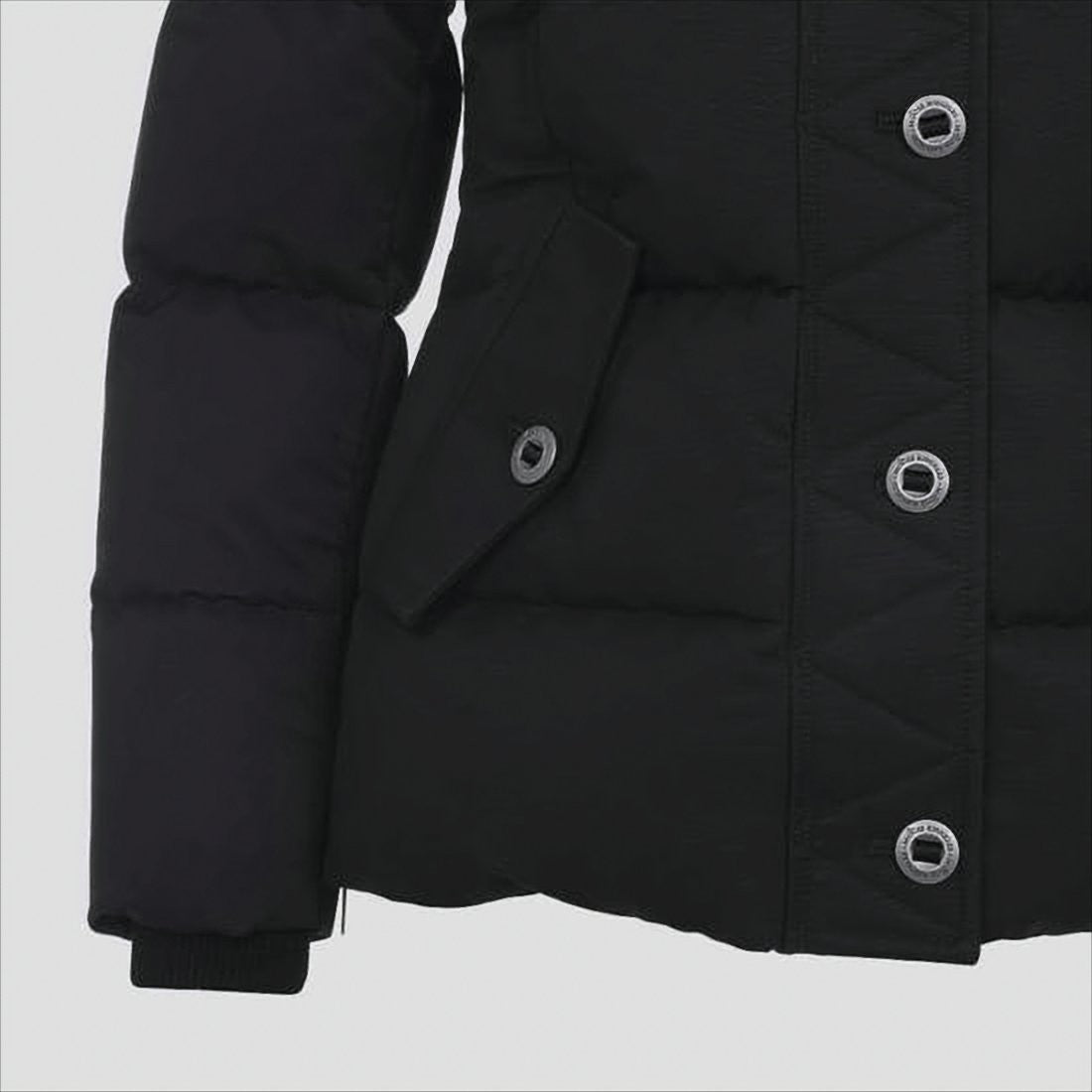 Moose Knuckles Quilted Padded Down Coat With Detachable Hood