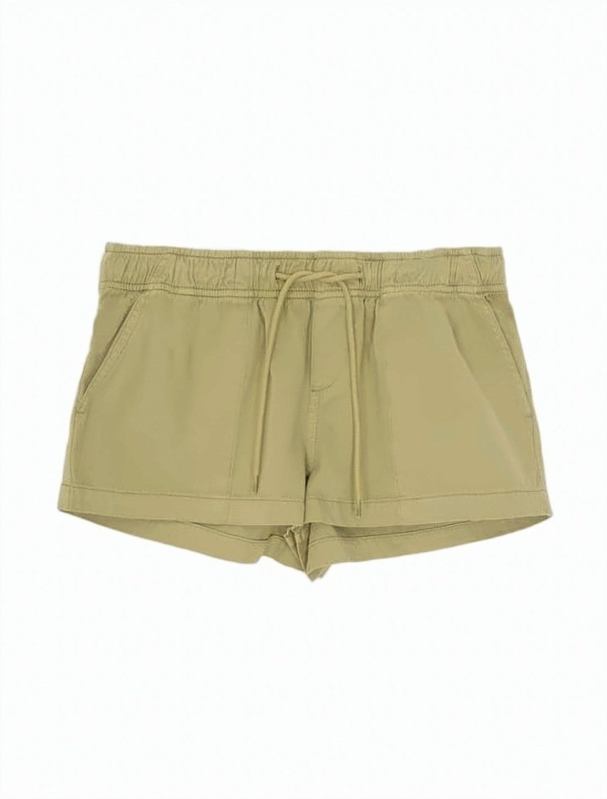 Paloma Wool Relaxed Fit Green Shorts With Elastic Waistband