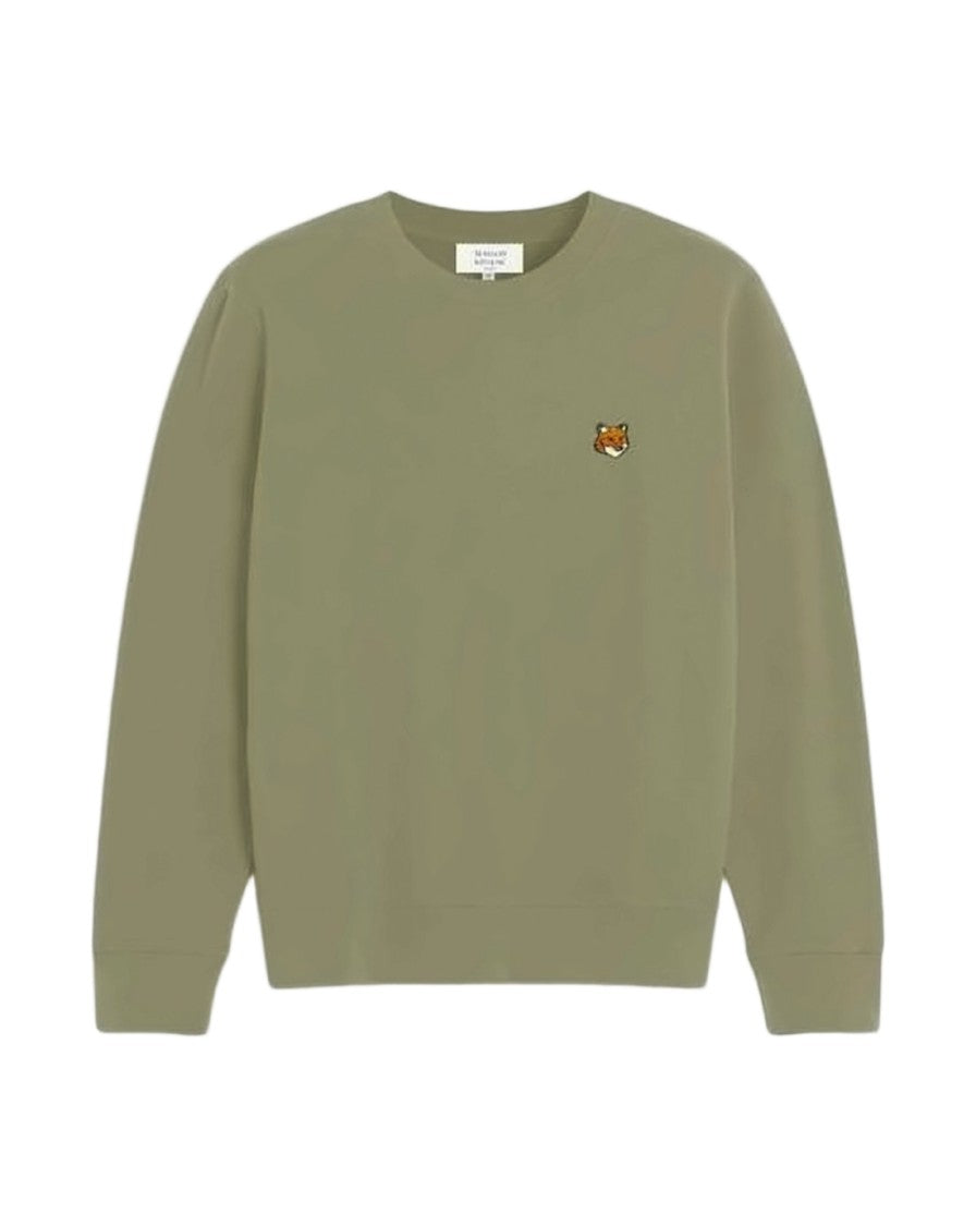 Maison Kitsuné Regular-Fit Cotton Sweatshirt With Embroidered Emblem