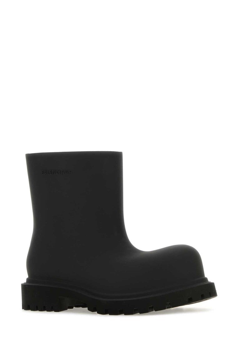Balenciaga Black Eva Steroid Ankle Boots