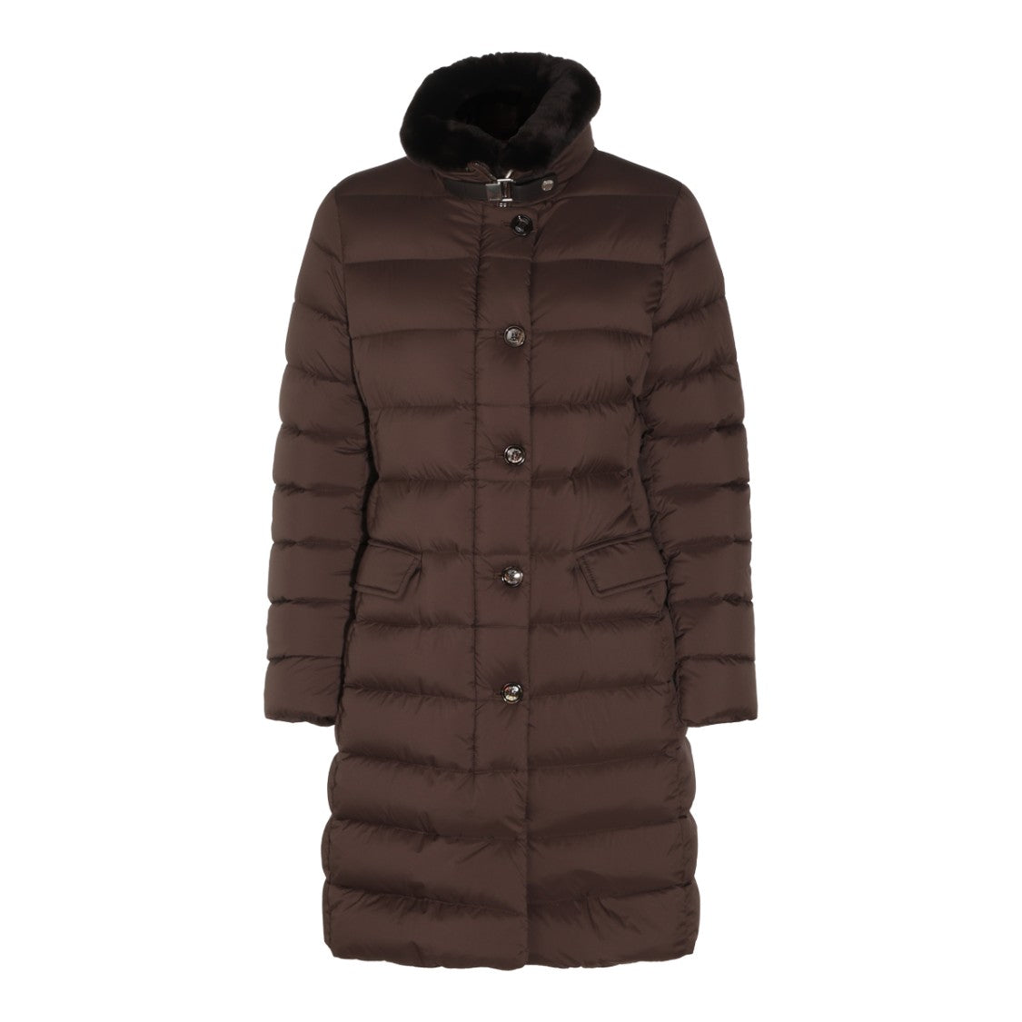 Moorer Mid-Length Quilted Down Jacket