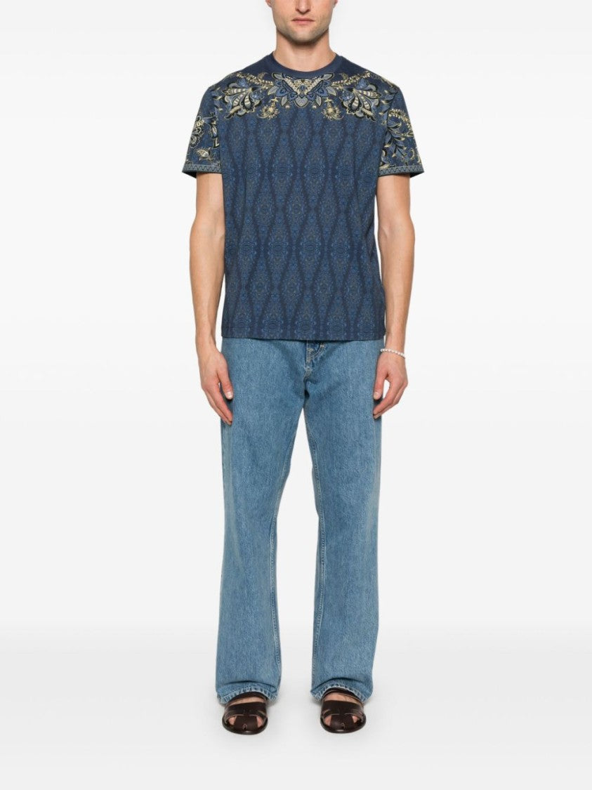 Etro Multicolor Floral Patterned Short-Sleeve T-Shirt