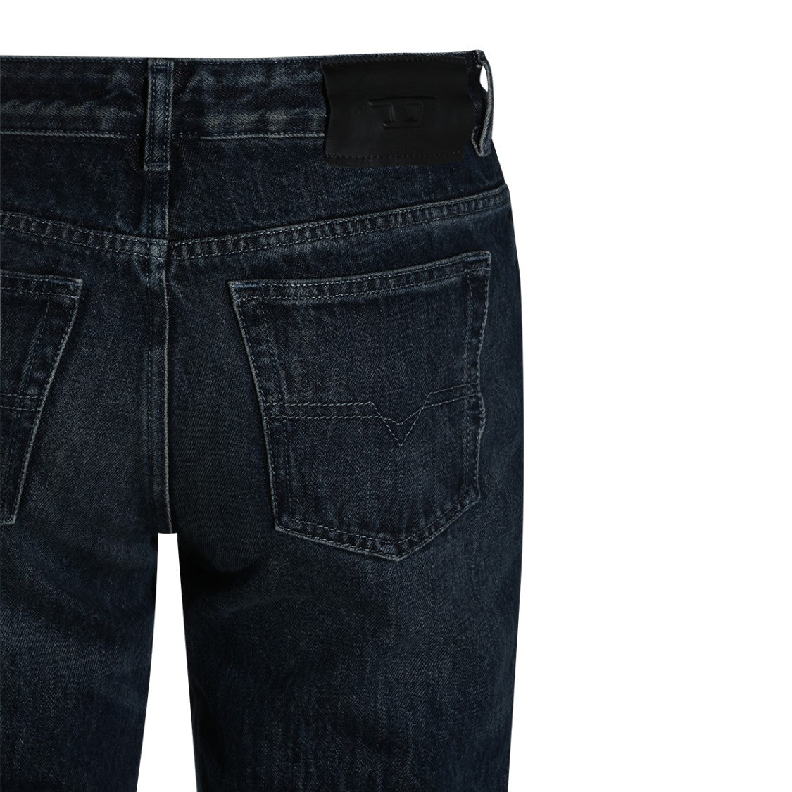 Diesel Dark Indigo Straight-Leg Jeans