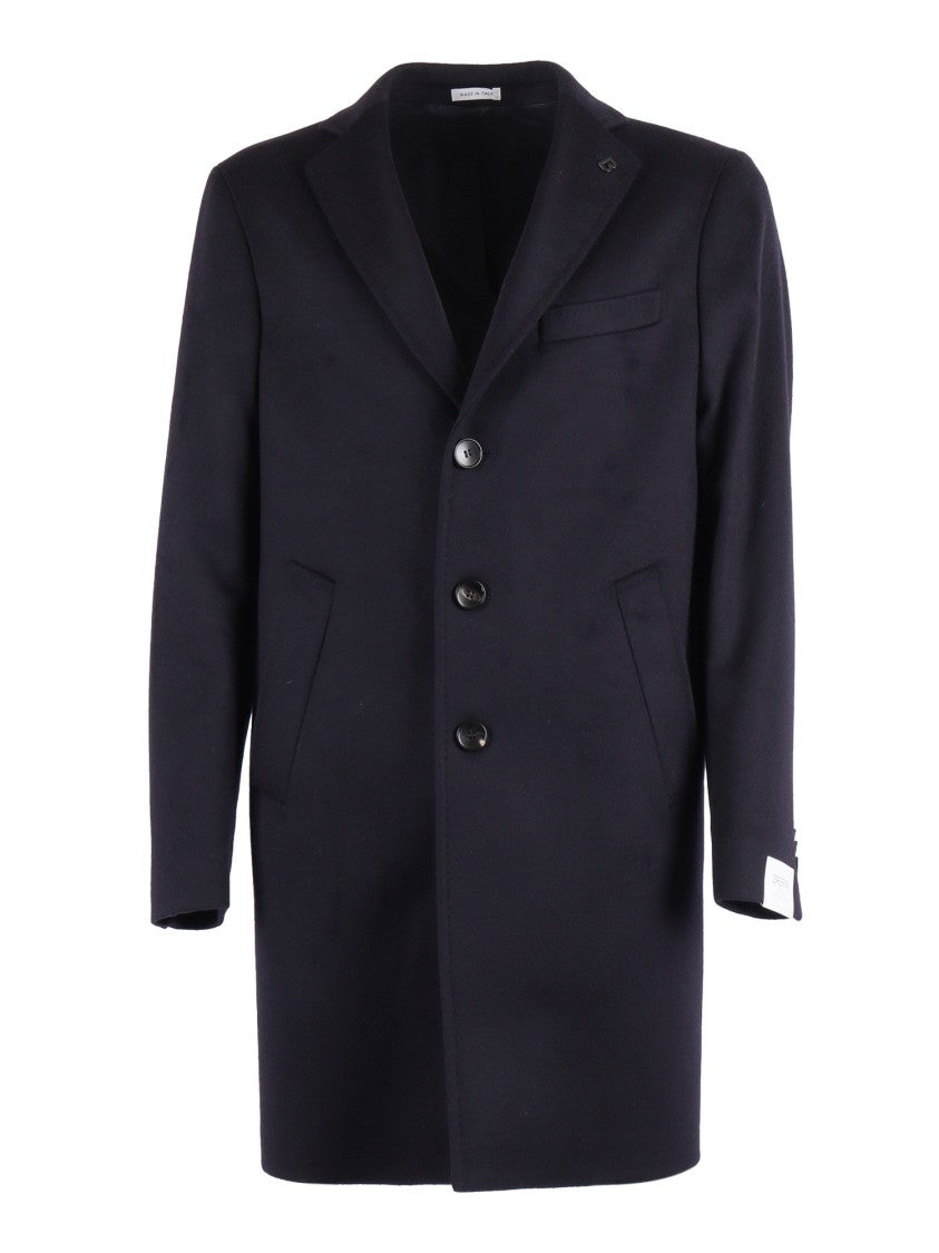Breras Tailored Virgin Wool Overcoat With Structured Silhouette