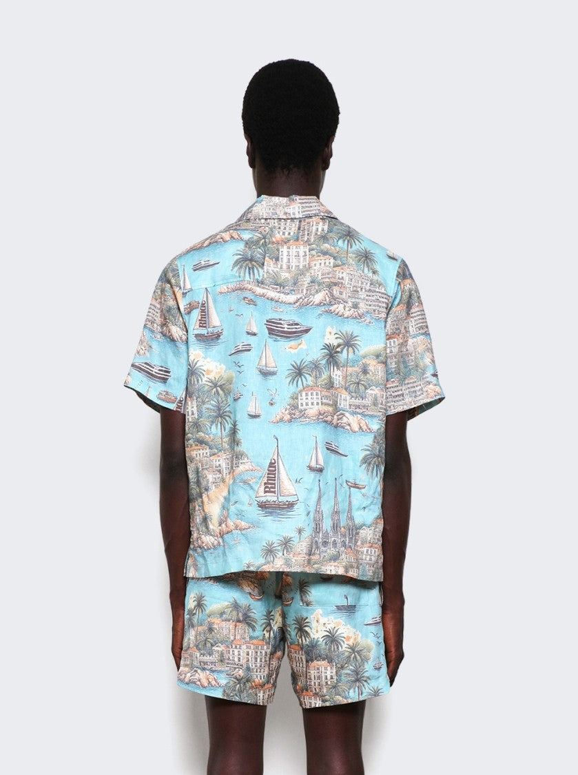 Rhude Sailing Map Shirt Multicolor