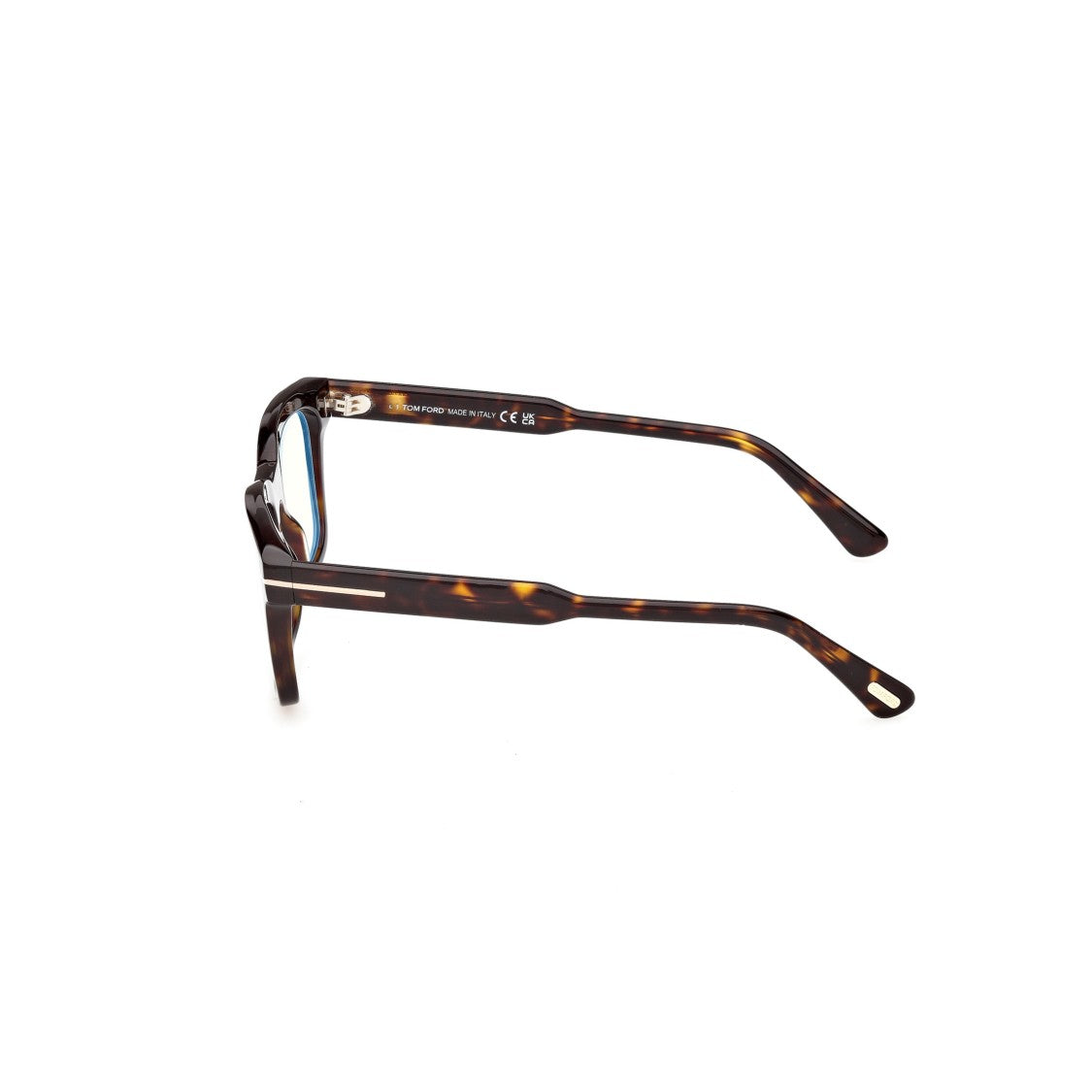 Tom Ford Ft6122-B Bold Rectangular Tortoiseshell Acetate Eyeglasses