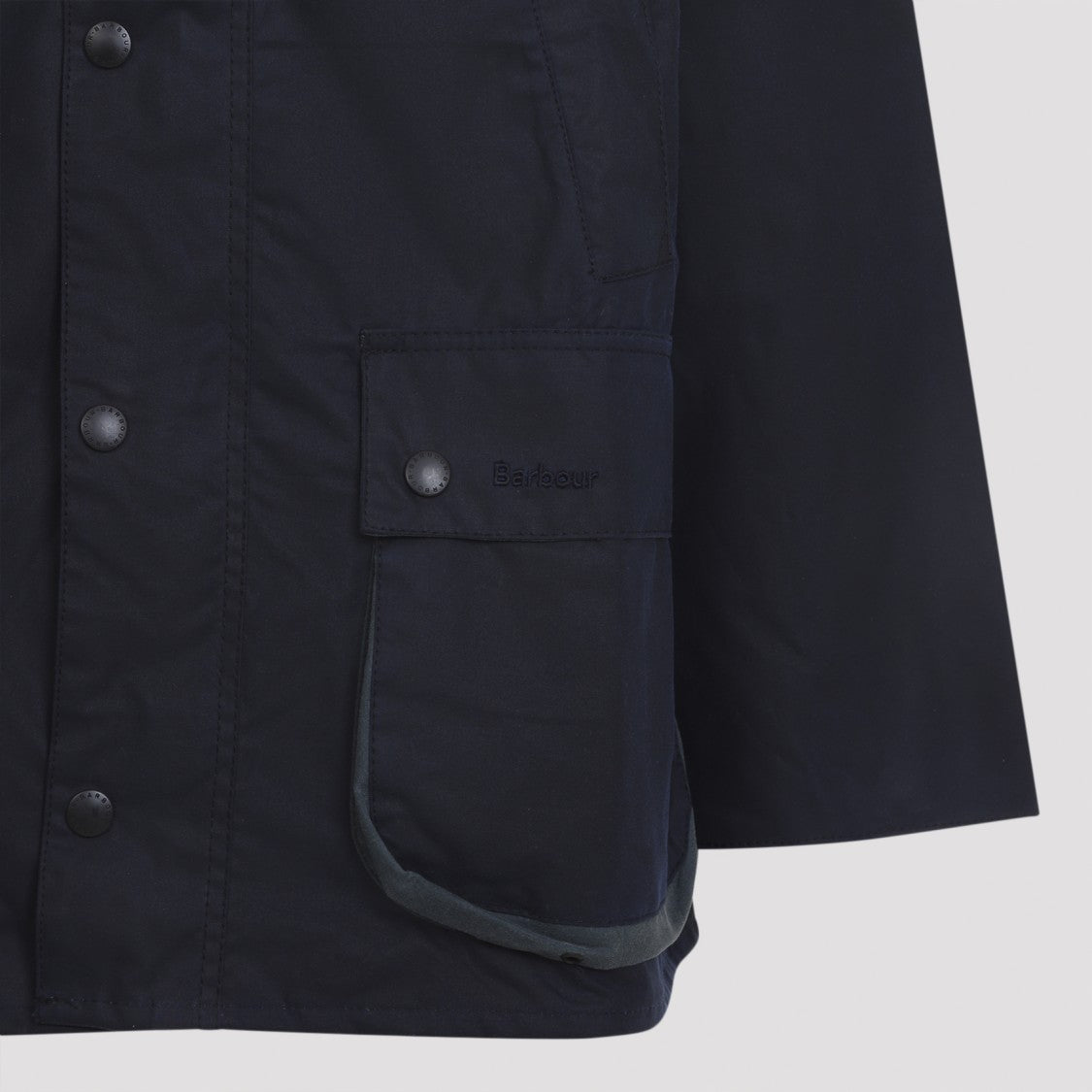 Barbour X Paul Smith Waxed Blue Cotton Jacket