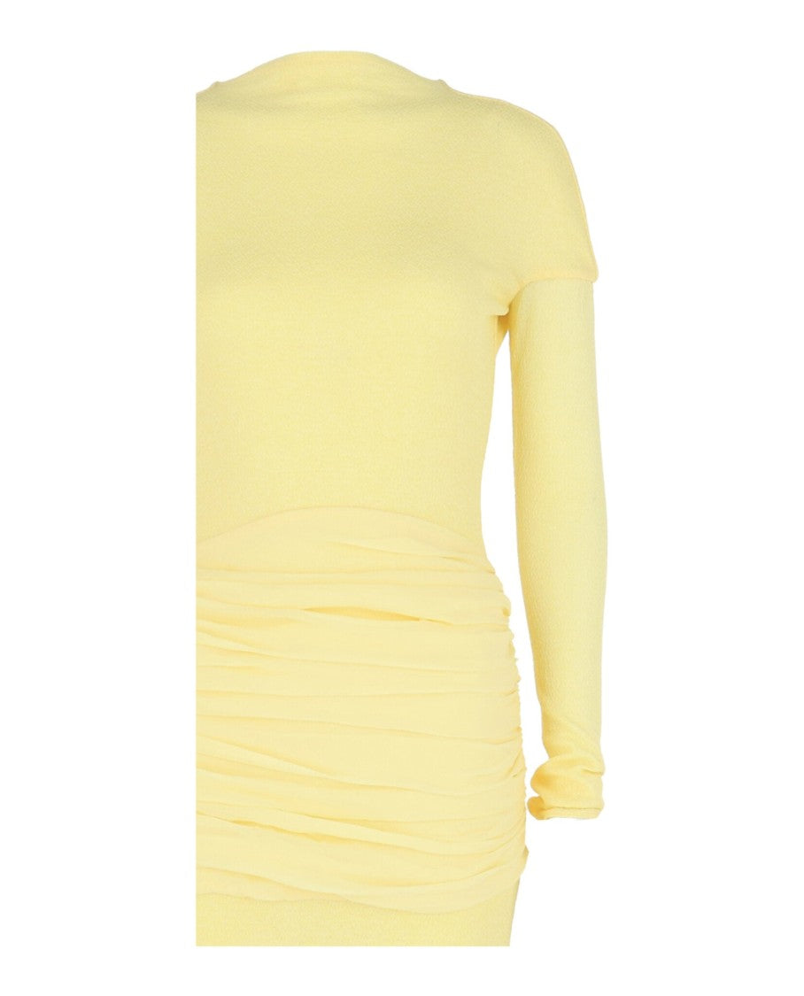 Givenchy Paneled Ruched Crepe Gown