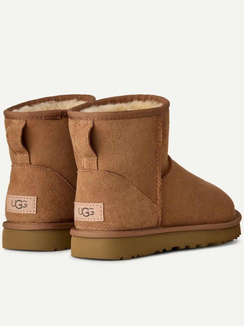 Ugg Classic Mini Ii Shearling Suede Boots