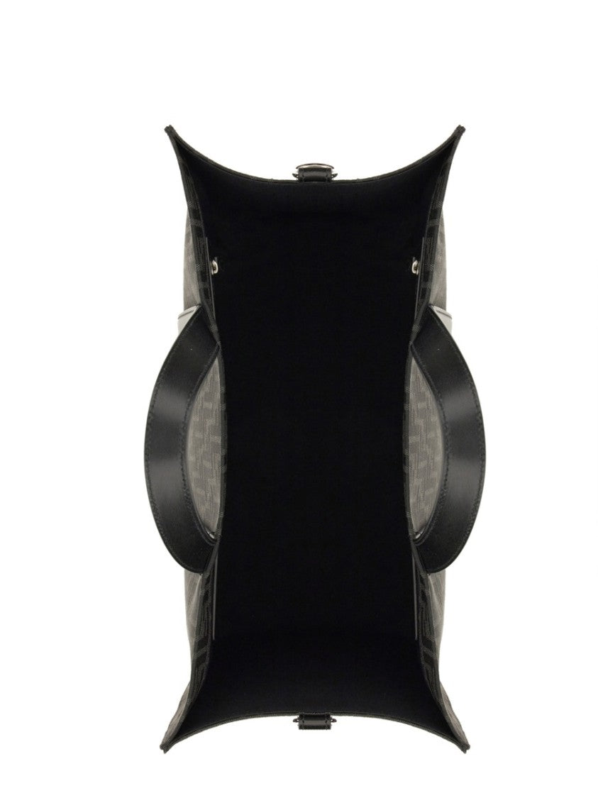 Fendi Structured Monogram Tote Bag With Detachable Strap