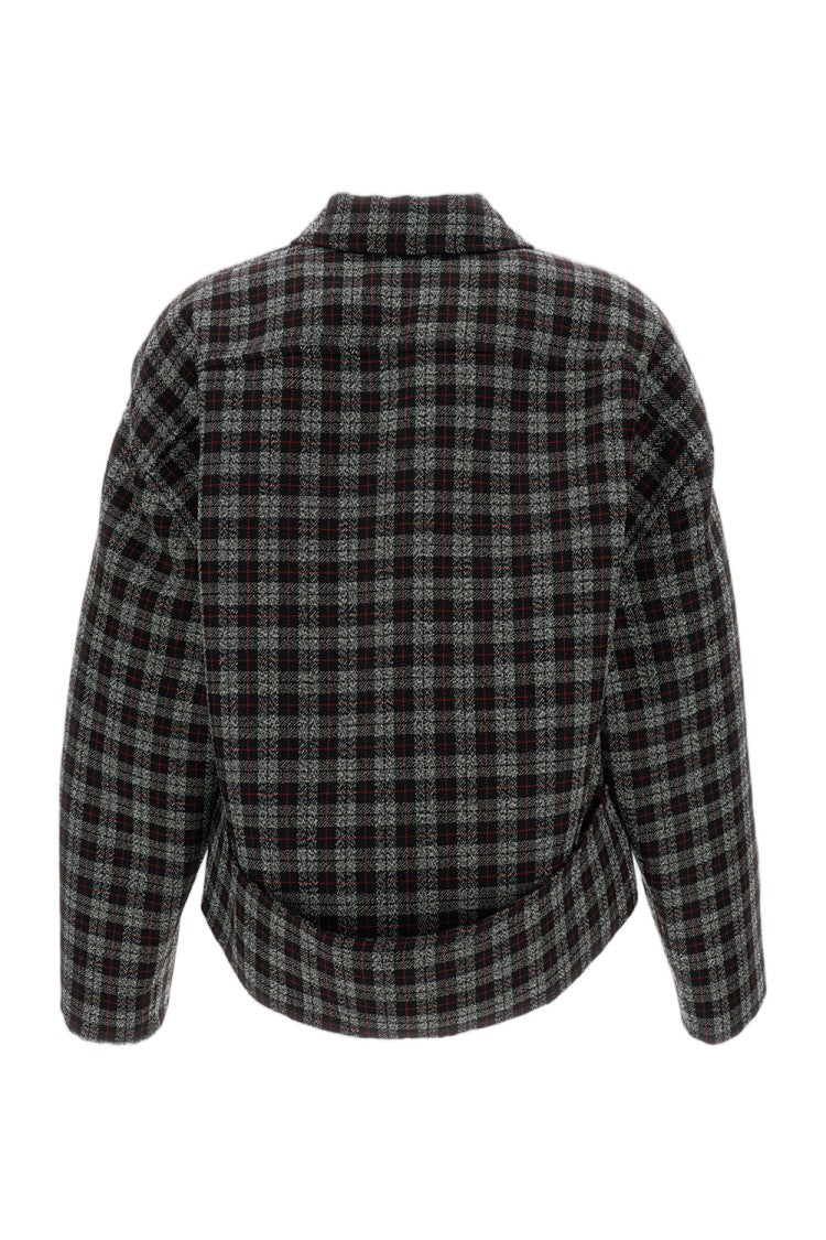 Marni Multicolored Check Wool Jacket