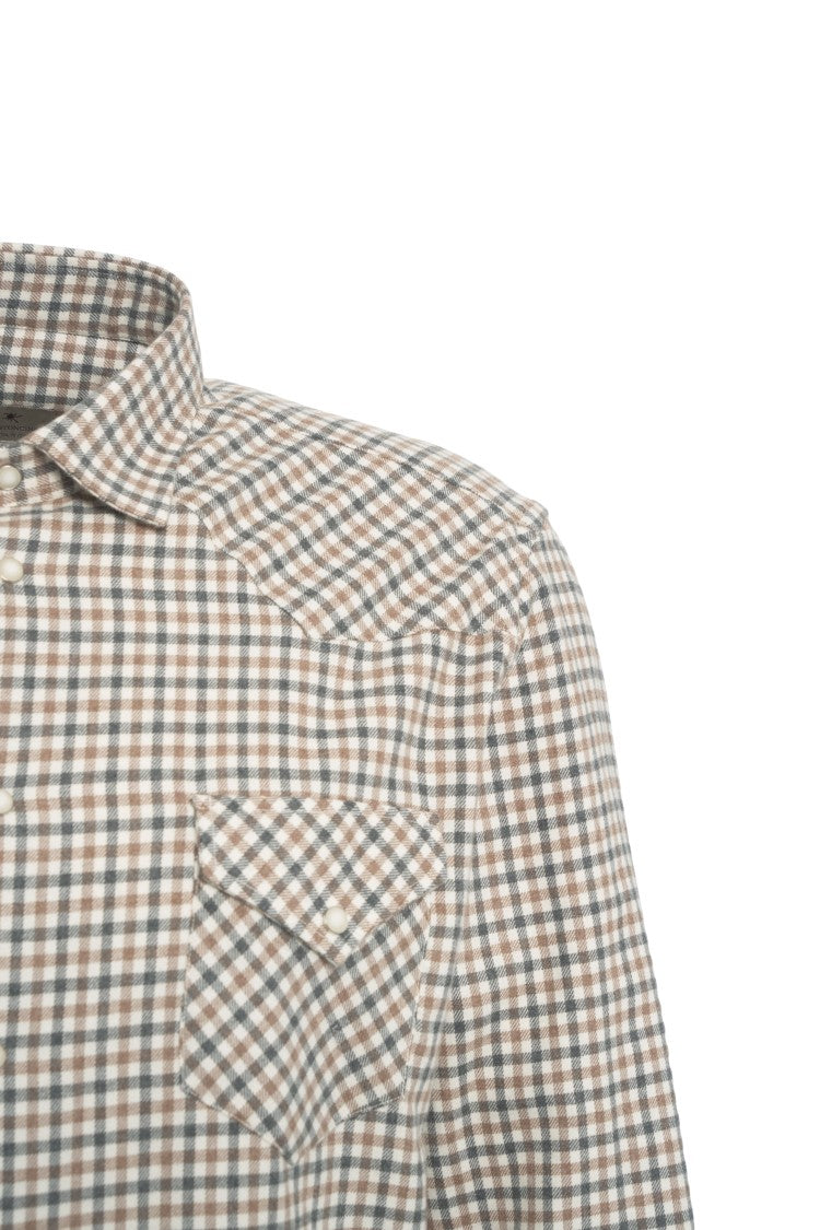 Bastoncino Checked Flannel Shirt