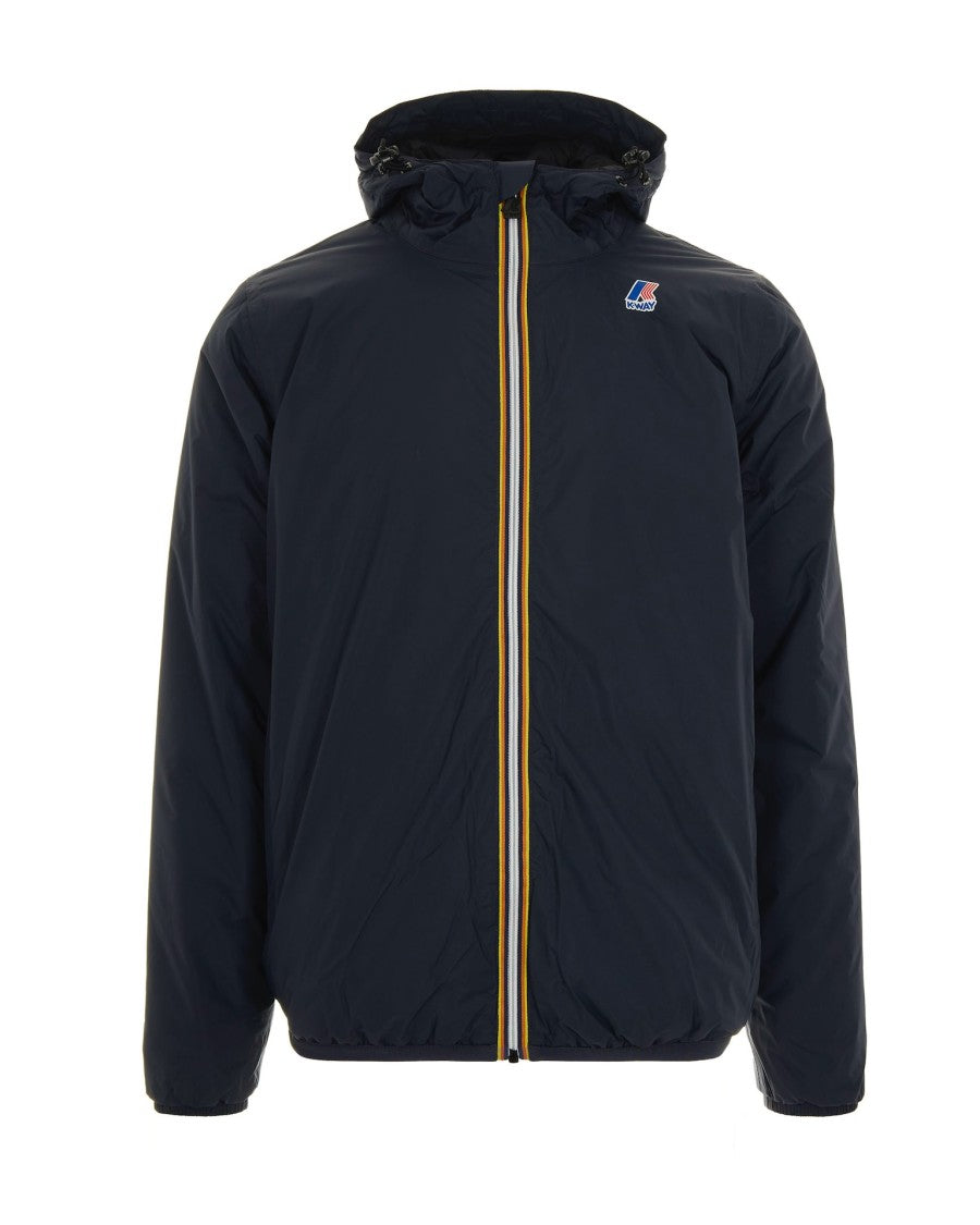 K-Way Blue Depth Le Vrai 4.0 Claude Warm Nylon Jacket