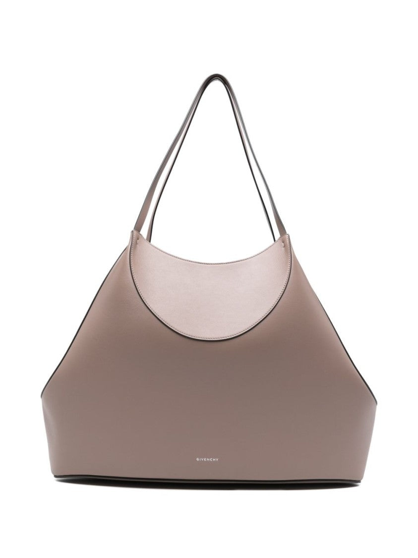 Givenchy Beige Large Curved Edge Silk Tote