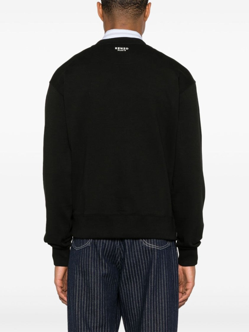 Kenzo Black Cotton Jersey Sweatshirt