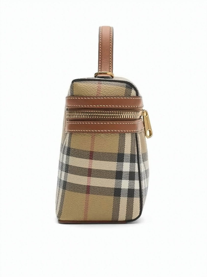 Burberry Rectangular Check Pattern Shoulder Bag