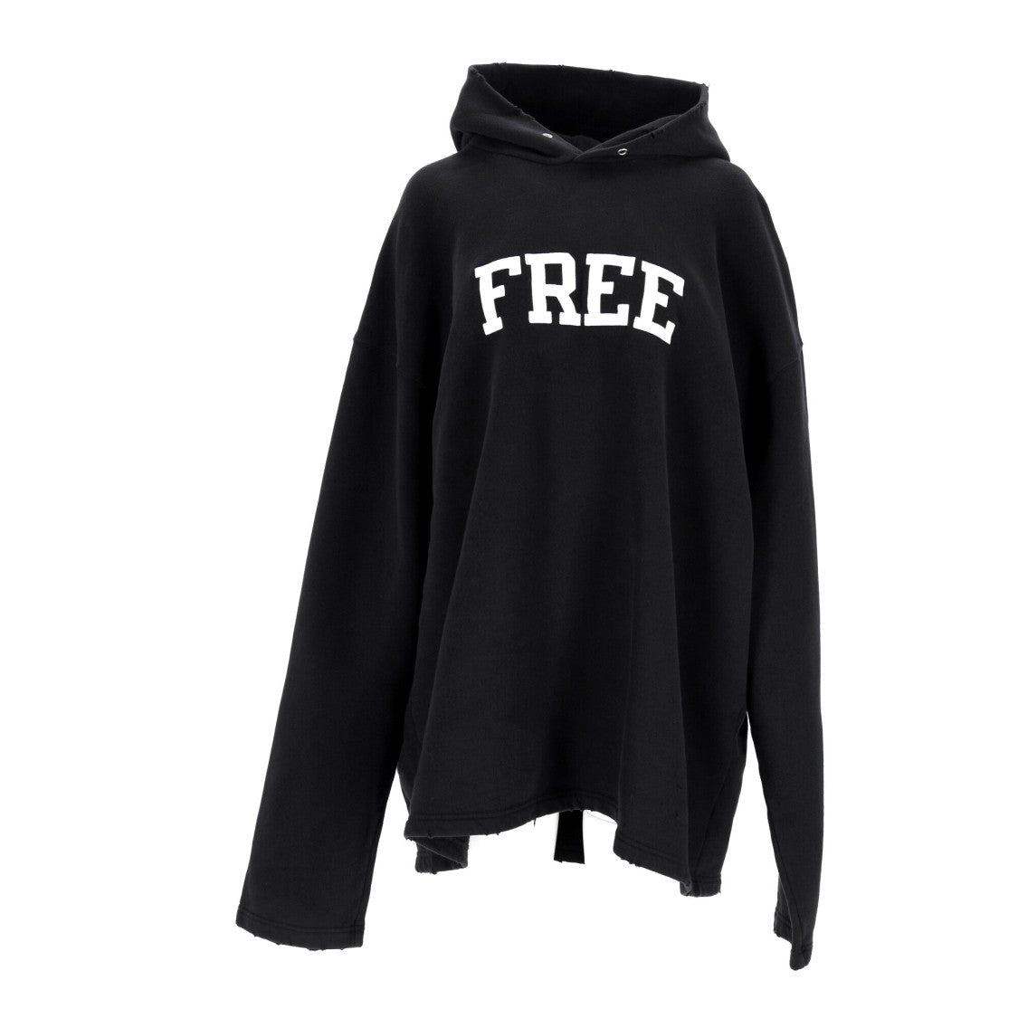 Balenciaga Black Free No Rib Hoodie
