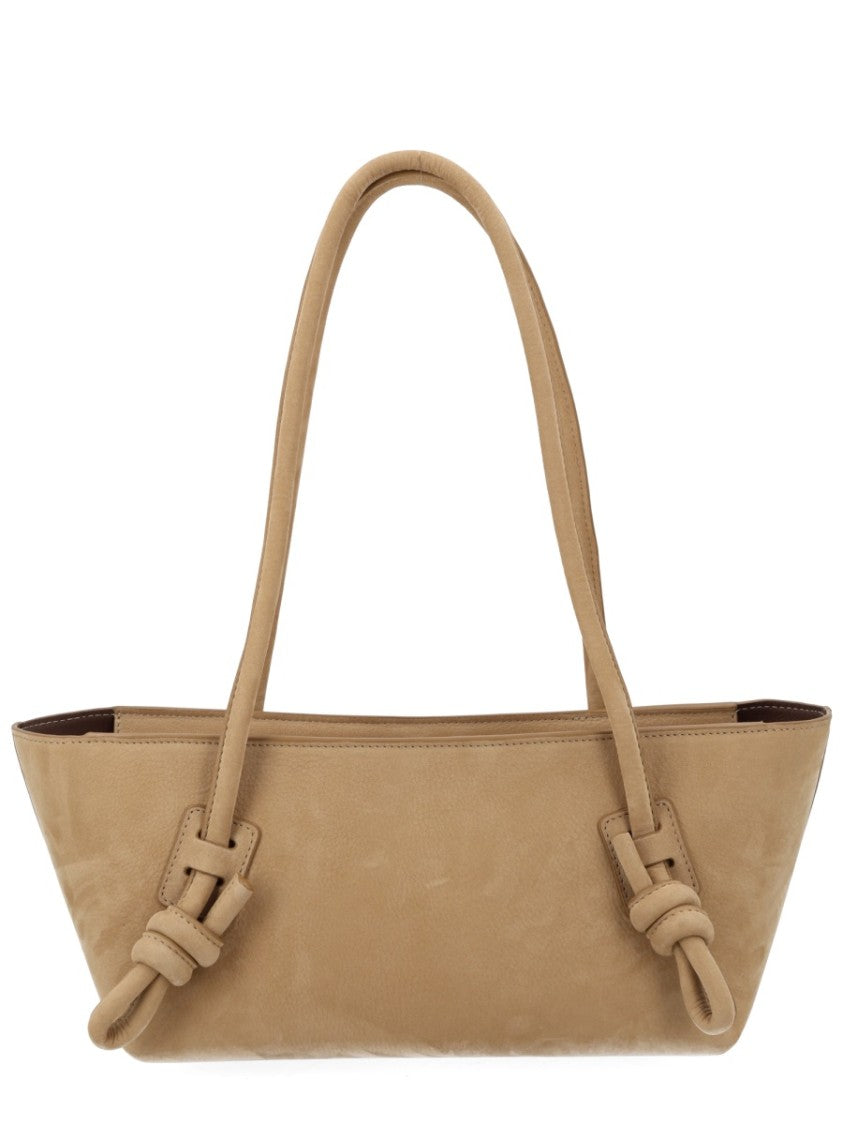 Hereu Fleca Knotted Handles Calf Leather Tote Bag