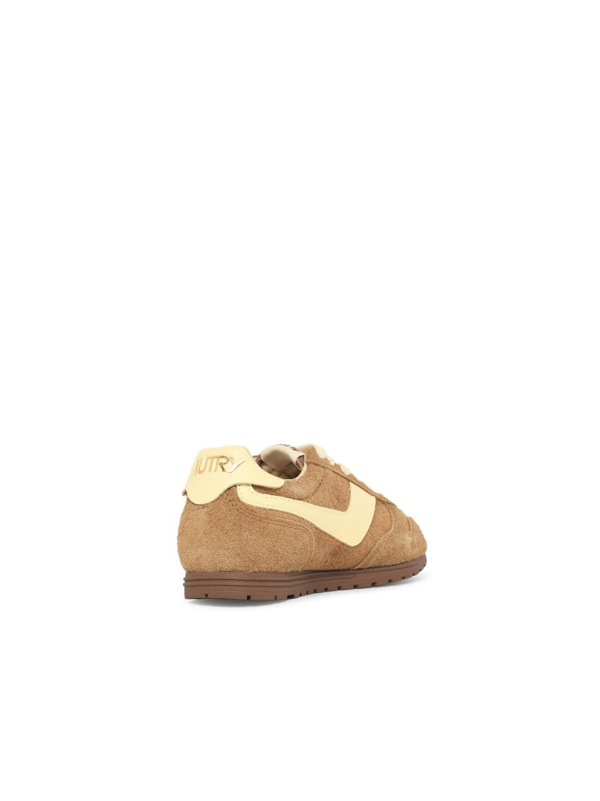 Autry 'Windspin Low' Brown Suede Sneakers