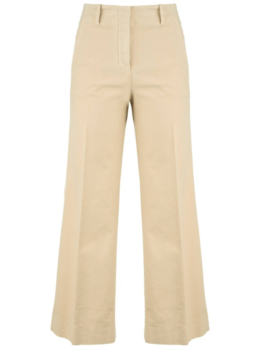 Incotex Black Cropped Wide-Leg Tailored Trousers