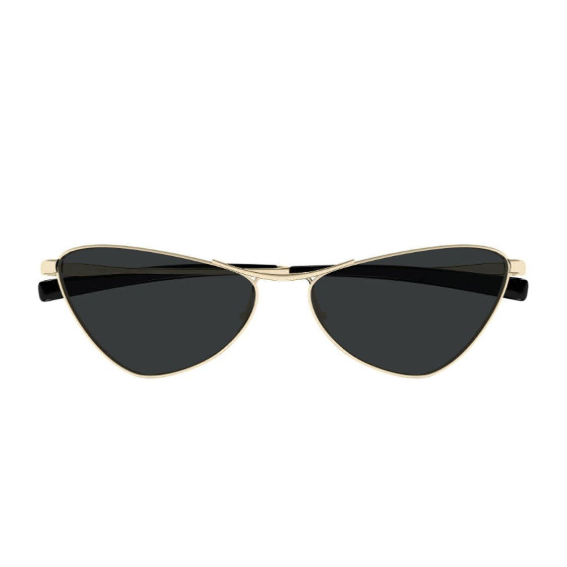 Saint Laurent Gold Sl 830 Sl Logo Metal Cat-Eye Sunglasses