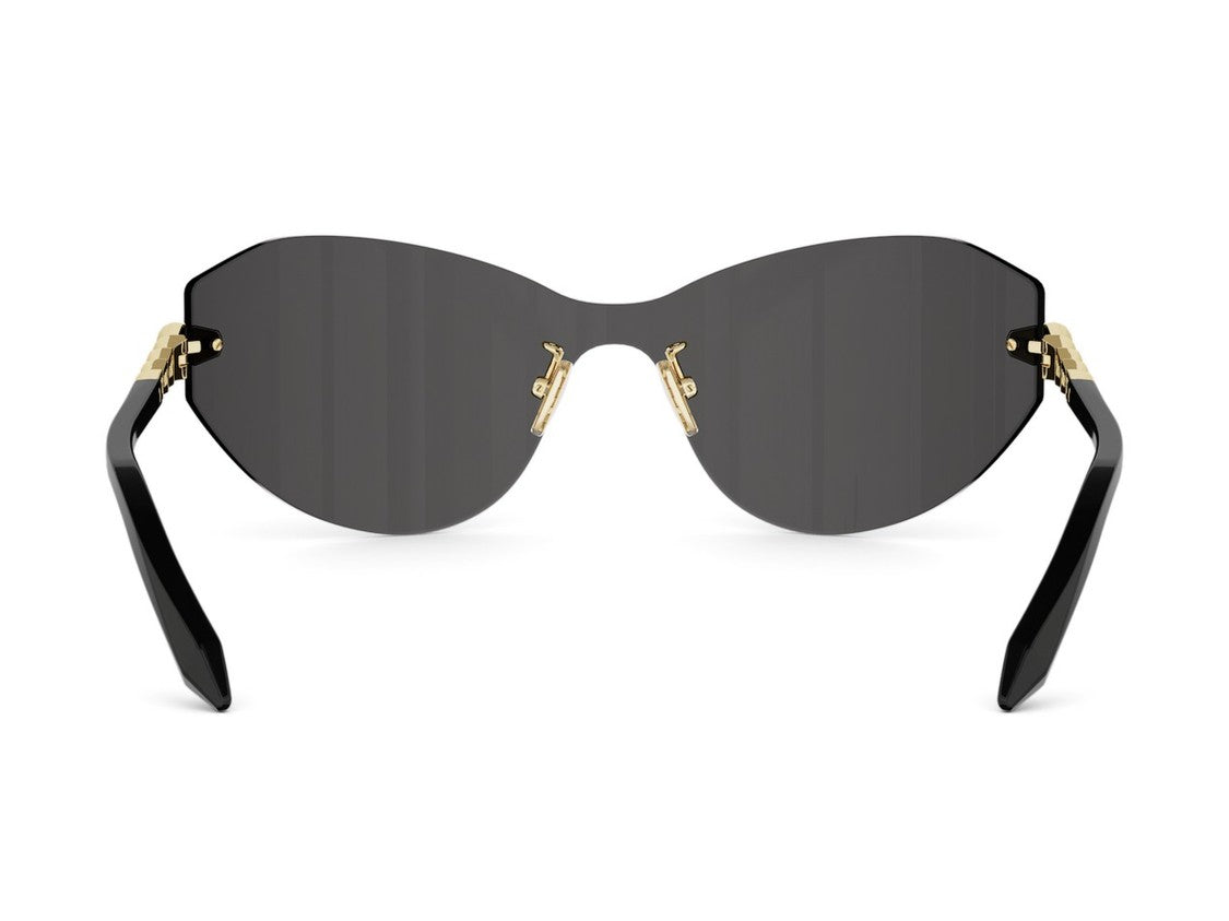 Bulgari Gold Bv40080u Oversized Shield Sunglasses
