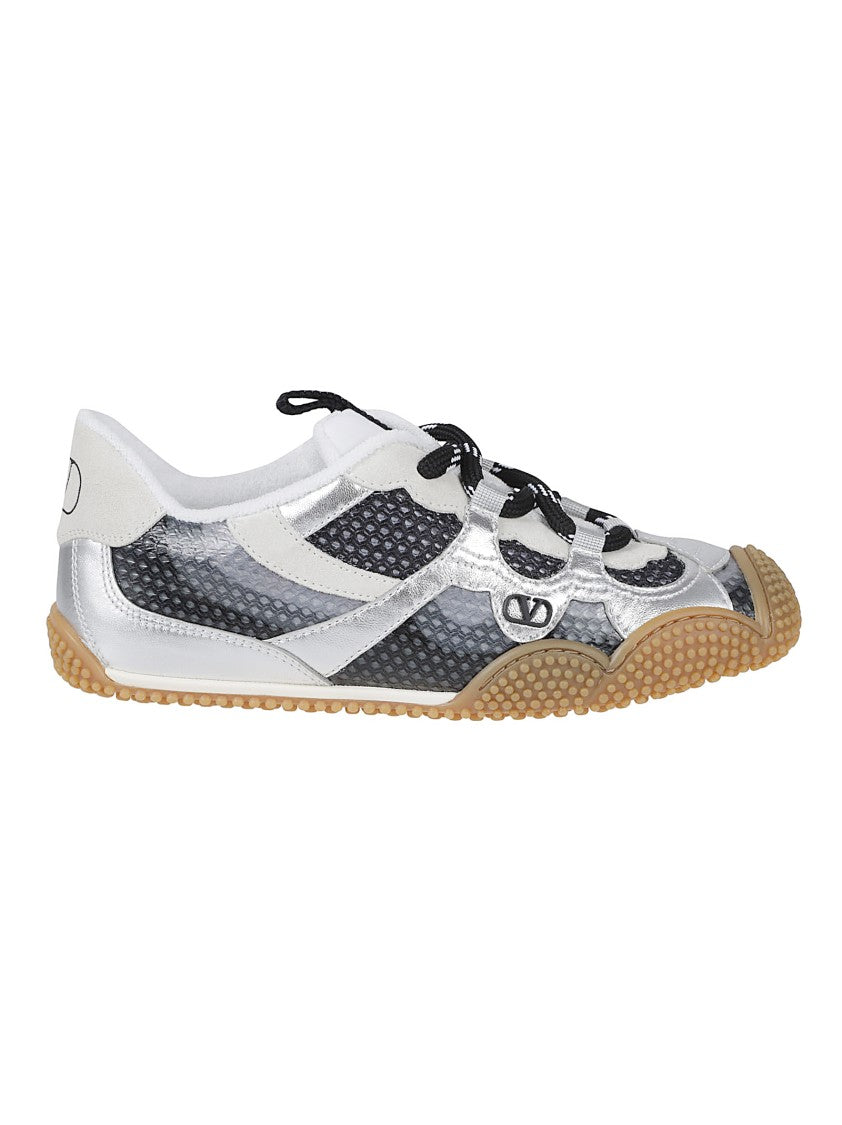 Valentino Garavani Valentino Garavani Amphibia Sneakers With Scalloped Rubber Sole