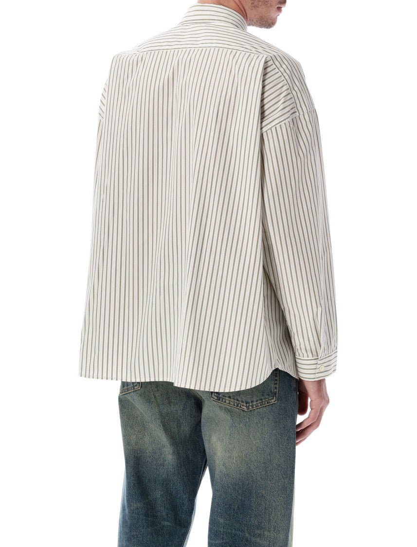 Sunflower Stable Striped Cotton Poplin Shirt