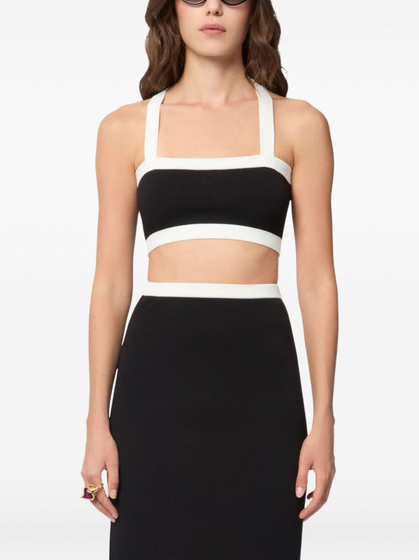 Nina Ricci Cropped Black Top
