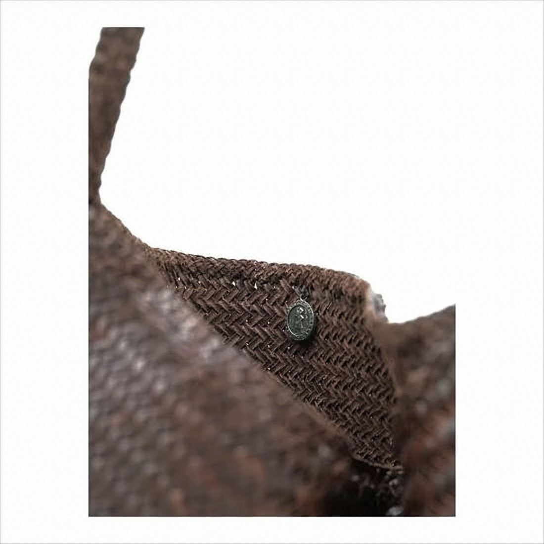 Dragon Diffusion Woven Buffalo Leather Shoulder Bag