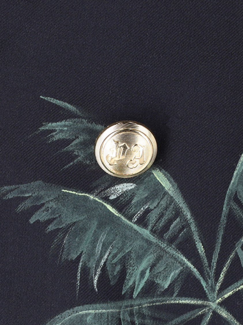 Palm Angels "Double-Breasted Blazer" – Blue