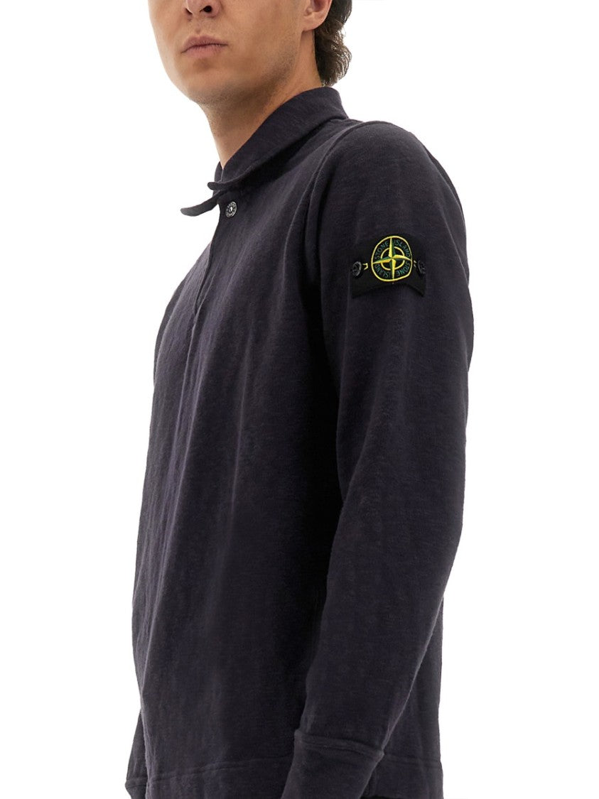 Stone Island Cotton Vanisé Polo Shirt