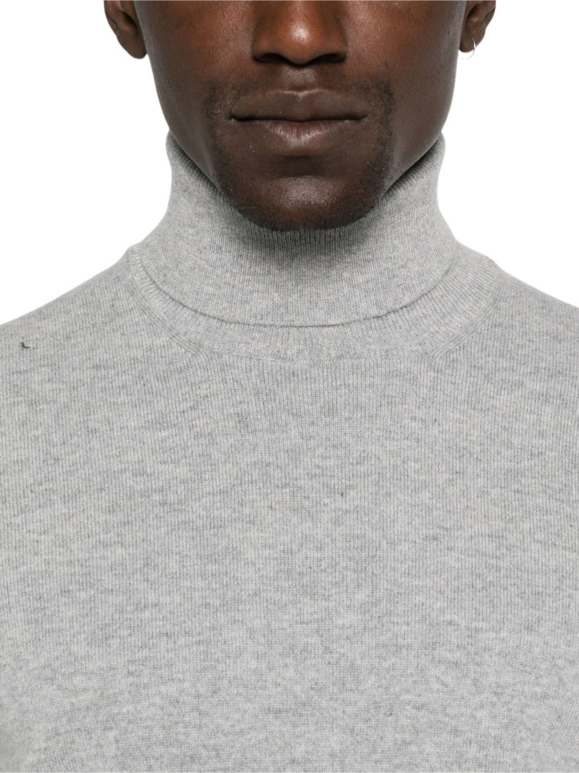 Gran Sasso Cashmere Turtleneck Sweater With Seamless Design