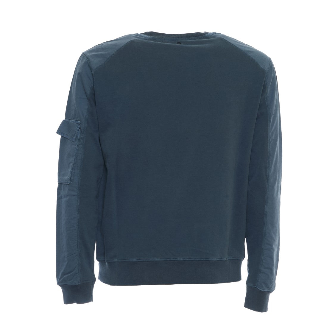 Dondup Regular Fit Crew Neck Sweatshirt With Contrasting Panels