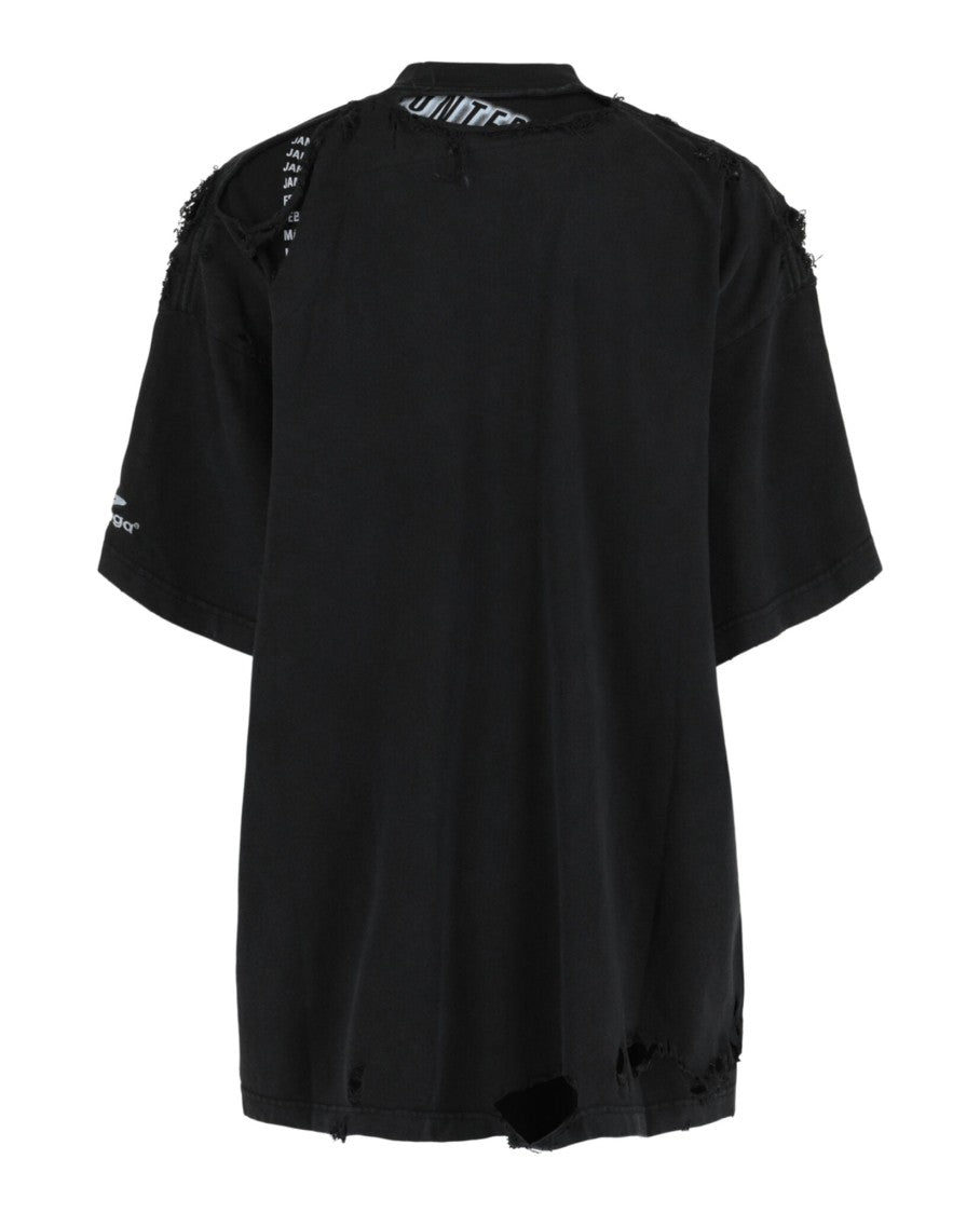 Balenciaga Oversized Distressed T-Shirt