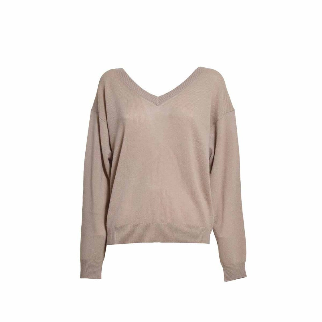 Equipment Camel Cashmere V-Neck Sweater