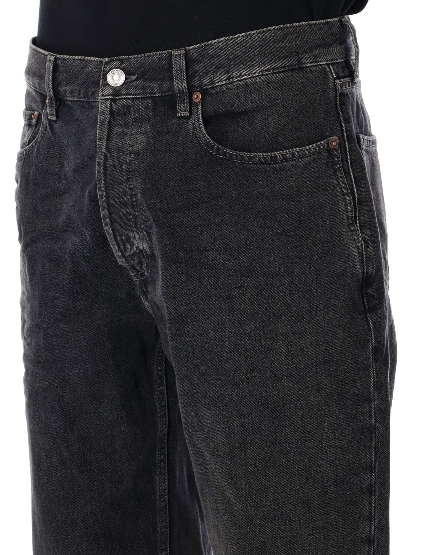 Saint Laurent Mick Straight-Leg Jeans Black