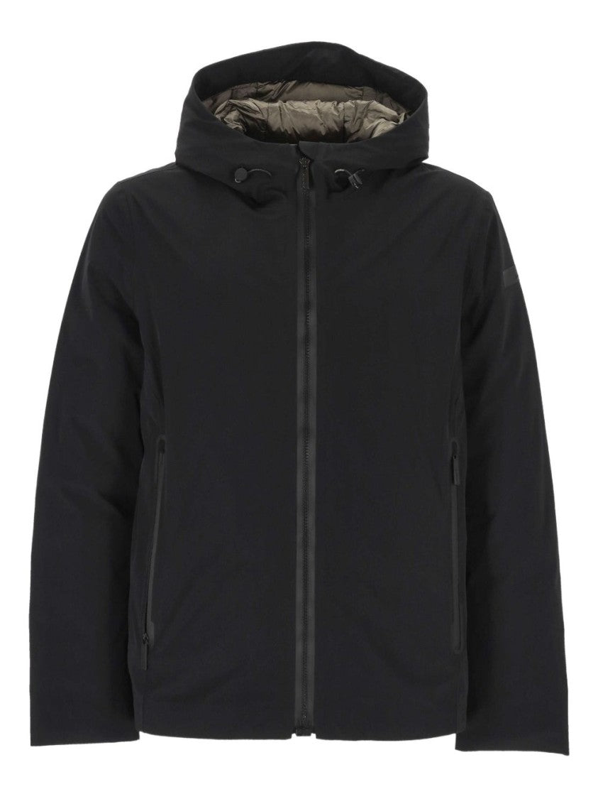 Rrd Essential Black Jacket With Adjustable Hood