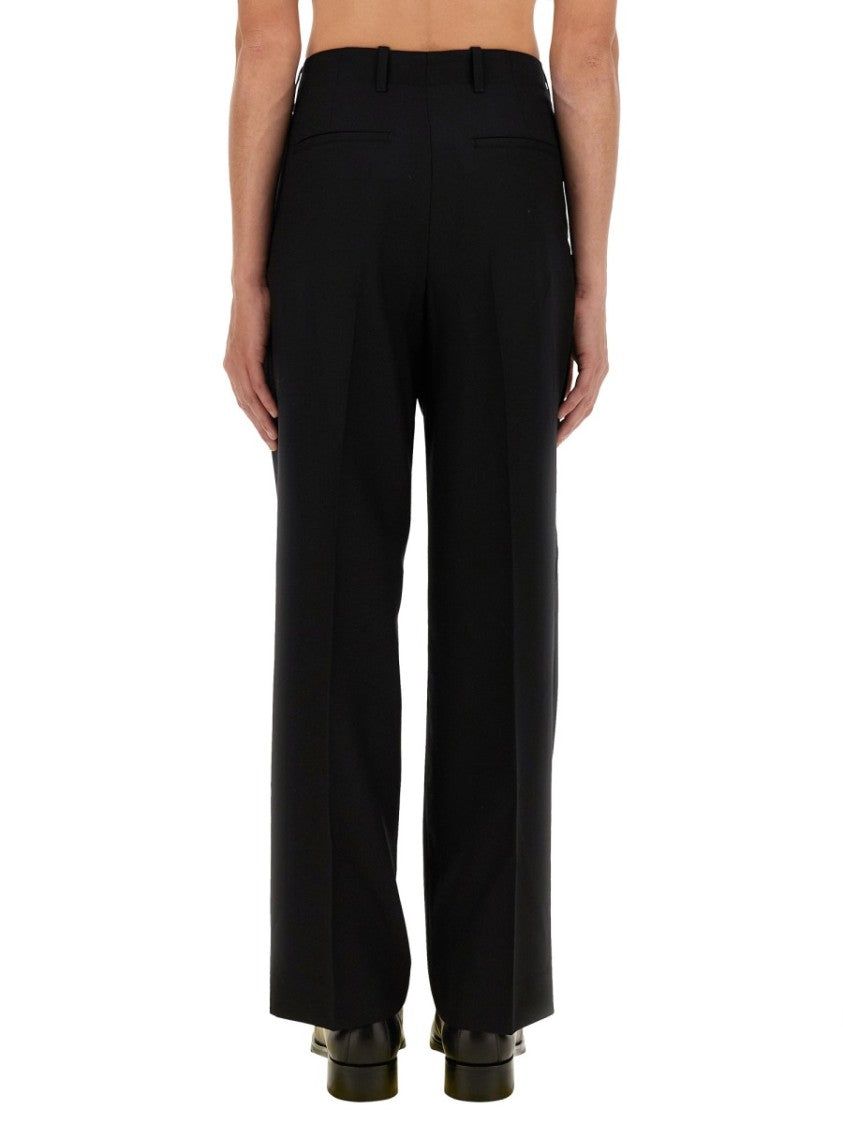 Our Legacy Straight-Leg Black Wool Trousers With Tailored Fit