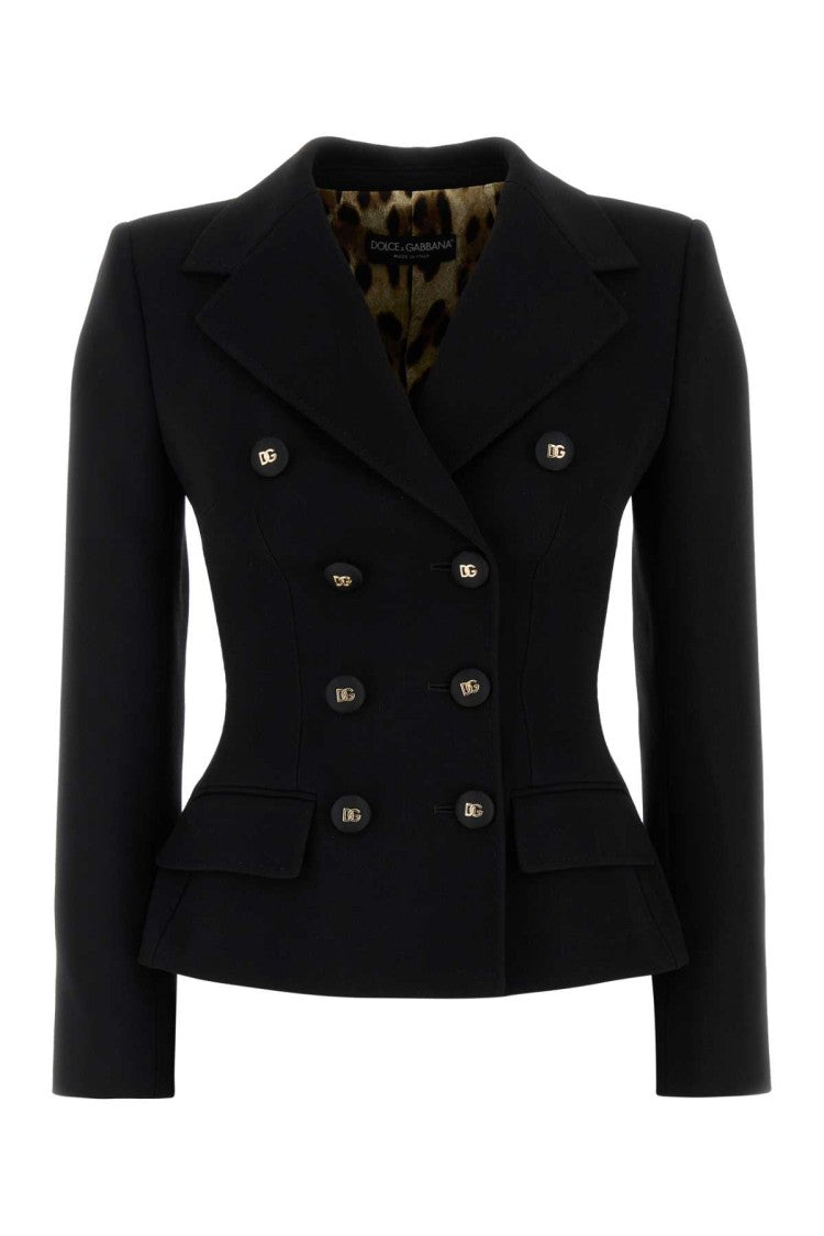 Dolce & Gabbana Black Wool Blazer